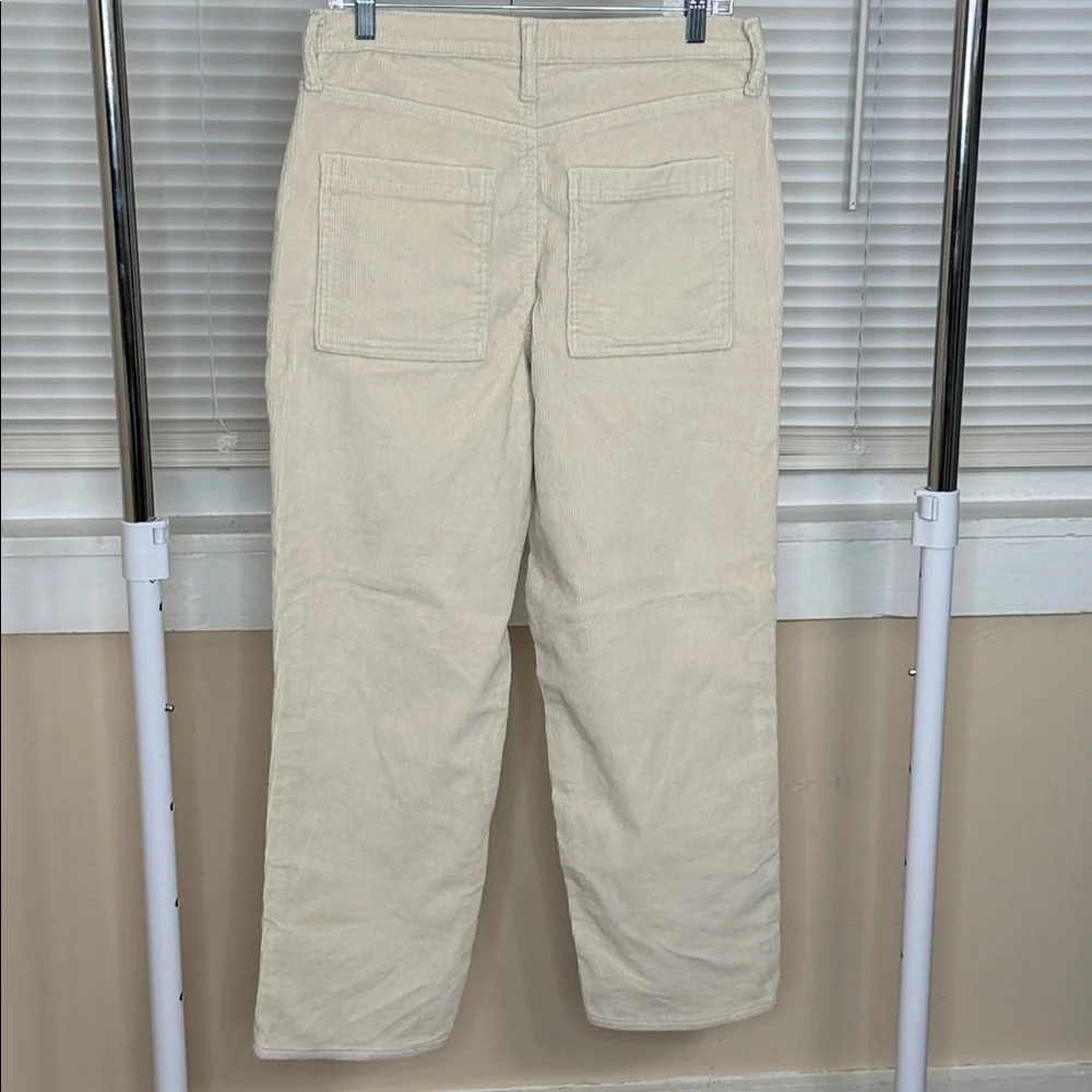 Universal Thread Vintage Straight Cream Corduroy Pants - Picture 3 of 7